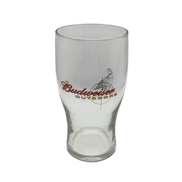 Budweiser Other - Vintage Budweiser Outdoors 1 Pint Beer Drinking Glass Scope Design Hunting Used